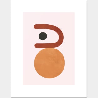 Minimalist Scandinavian, Abstract Geometric Art Posters and Art